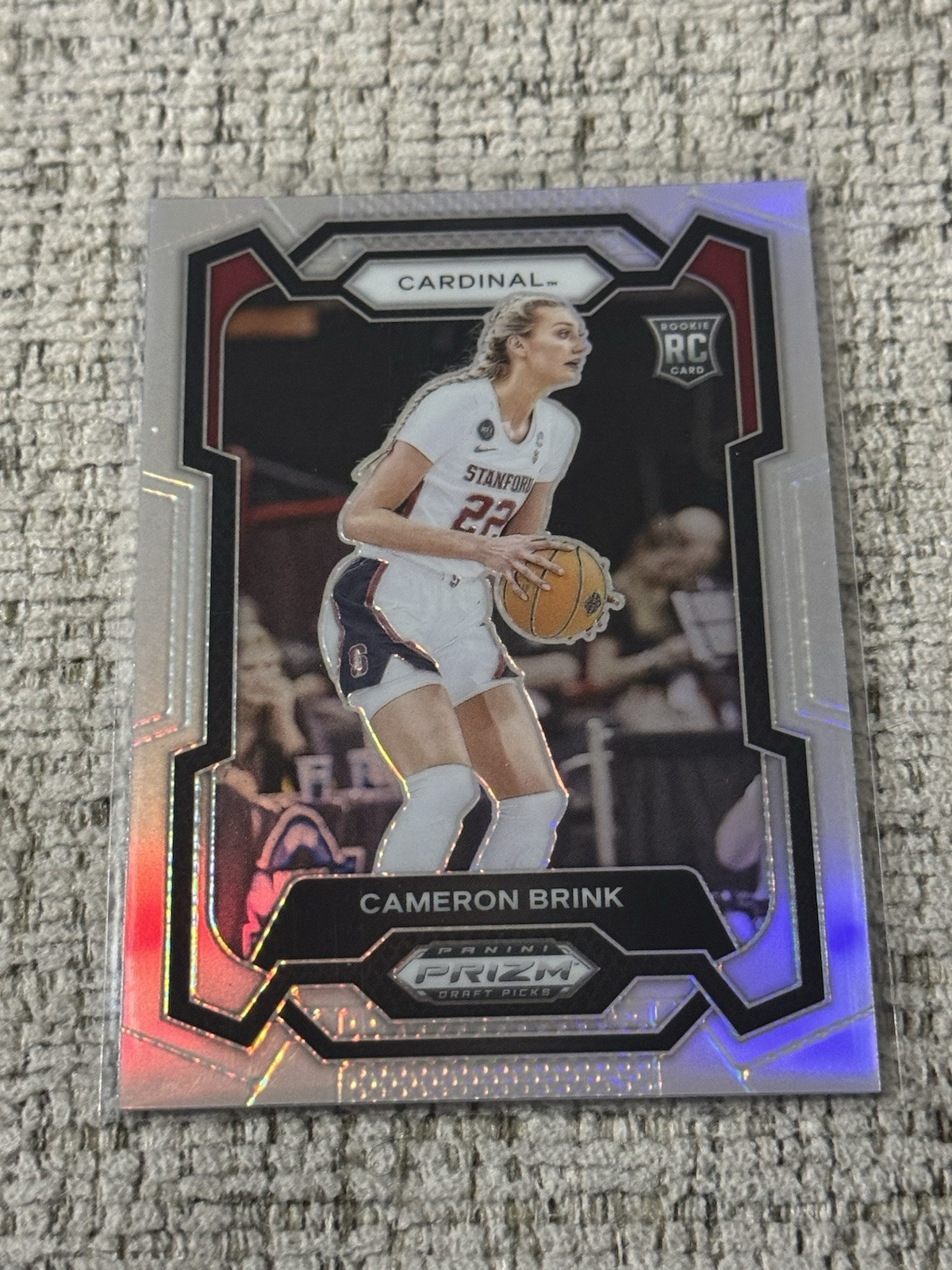 2024 Cameron Brink Panini Prizm Draft Picks Silver Rookie RC #89