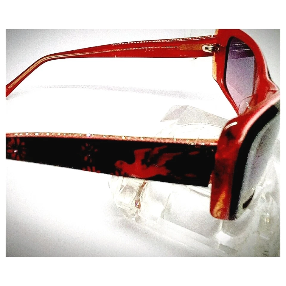 Vintage Judith Leiber Sunglasses Swarovski Crystals Gradient Two-toned JL 1121 - Image 4 of 4