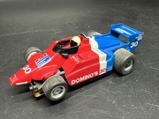 Tyco 440 X2 HO Slot Car- 30 Dominos Indy Car--Missing Front Spoilers