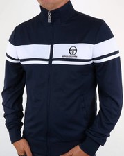 Sergio Tacchini Masters Track Top Navy White