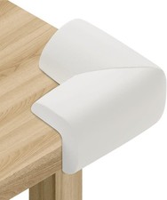 8 Pack Baby Proof Corner Protectors Soft Foam Table Edge Guards White