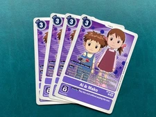 Ai & Mako BT19-088 Playset Special Booster 2.0 2.5 Digimon Card Game x4