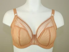 Elomi 8900# Matilda Side Support Plunge Unlined Underwire Bra US Size 38 O