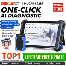 MUCAR 892BT ECU Coding Bidirectional Scanner Full Systems Diagnostic MUAI-Assist