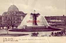 pre-1907 THE BAJNOTTI FOUNTAIN PROVIDENCE, RI city hall