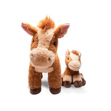 Snooze Monsters Interactive Bedtime Plush Set Horse With Baby