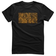Officially Licensed Yellowstone - Dutton Ranch Wood Sign Mens T-Shirt