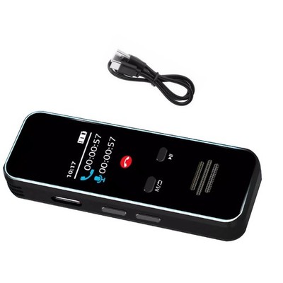 Durable 32GB Bluetooth Digital Audio Voice Recorder MP3 Player Type-C Charging