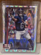 2025 Topps Chrome Football Jaxson Dart Raywave Refractor #306 RC