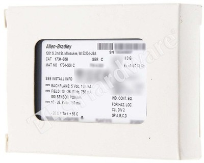 Open Pre-owned Allen Bradley 1734-SSI /C POINT I/O SSI Absolute Encoder Module