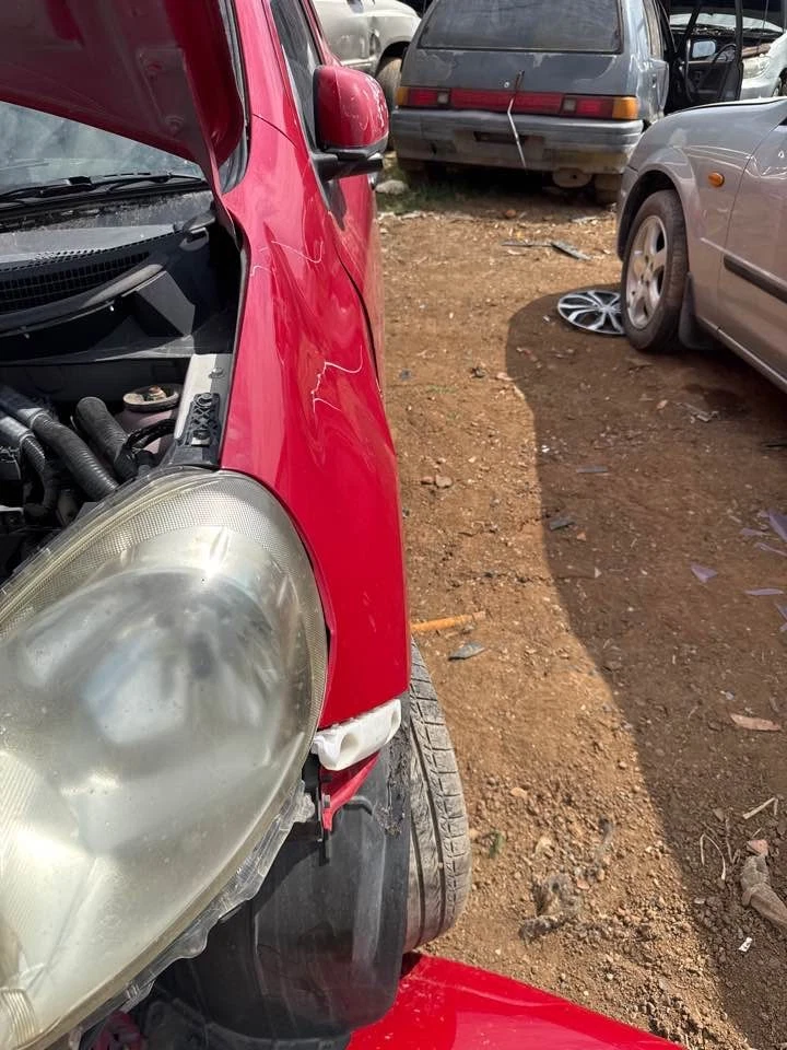 2011 Nissan Micra K13 Red RH Front Door Handle AY4 #B844 - image 4 of 4