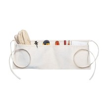Clc Custom Leathercraft C6 Canvas Waist Apron Two Pocket, Unisex Adult, White
