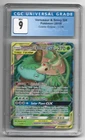 Pokemon Venusaur & Snivy GX Tag Team 2019 S&M Cosmic Eclipse 1/236 CGC Mint 9