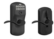 Schlage FE595 PLY 622 Acc Plymouth Keypad Entry with Flex-Lock, Matte Black