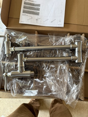 #ad Delta 1177LF AR Wall Mount Pot Filler Faucet Swing Arm Arctic Stainless $279.00