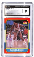 1986-87 Marques Johnson Fleer - #54 CGC Mint 9