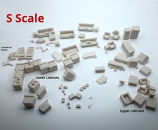 S Scale Interior Kitchen And Living Room Furniture