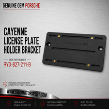 Porsche Cayenne 2019-2022 License Plate Holder Bracket Genuine 9y0827211b