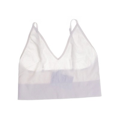 Bozzolo, Bralette, Größe: S, ST61571, Weiß, Elasthan/Polyamid, Rippenstrick #4Qq