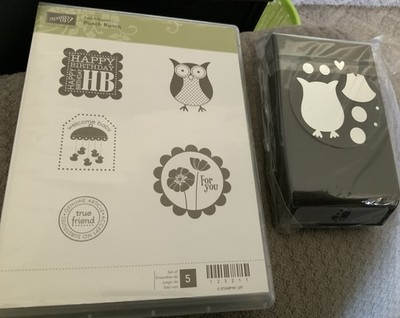 New Stampin  Up! Punch Bunch Stamp Set & New Owl punch