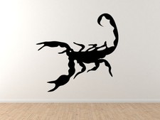 Insect Arachnid- Scorpion Venom Sting #3- Scorpio Symbol - Vinyl Wall Decal