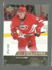 2015-16 Upper Deck Exclusives #246 Keegan Lowe Young Guns RC (ref 91503)