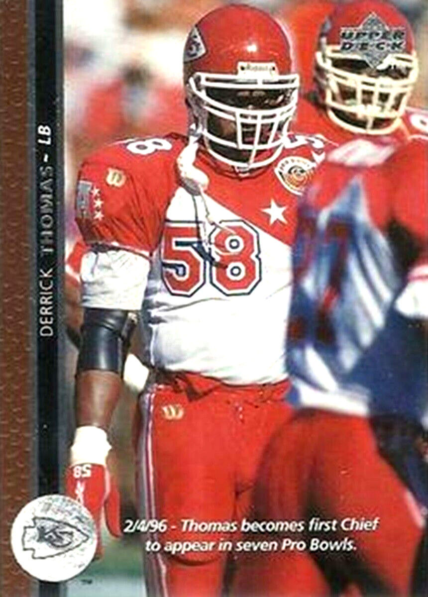 1996 Upper Deck #195 Derrick Thomas Kansas City Chiefs HOF