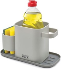Image of Joseph Joseph Duo Sink Tidy, Kitchen Sink Cleaning Caddy Organiser with Sponge