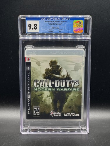 Call of Duty 4 Modern Warfare Sony PlayStation 3 PS3 Graded New CGC 9.8 A+ - Picture 1 of 2