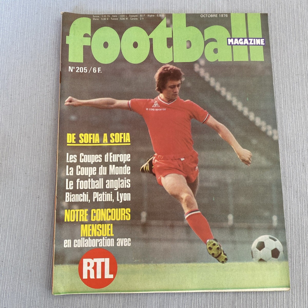 Publicité Vintage Foot Magazine 1976 – Collection Rétro 21x28cm