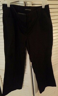 Express Design Studio Women's Editor Capri Pants Black Size 10 black  