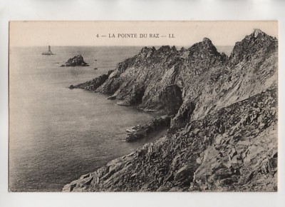 La Pointe Du Raz (B1219) Postkarte Schwarz-Weiß 1-teilig