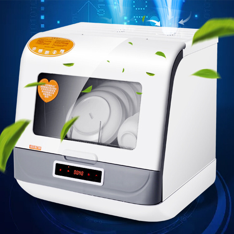 1.2KW Countertop Portable Countertop Dishwasher Compact Dishwasher 3 USED