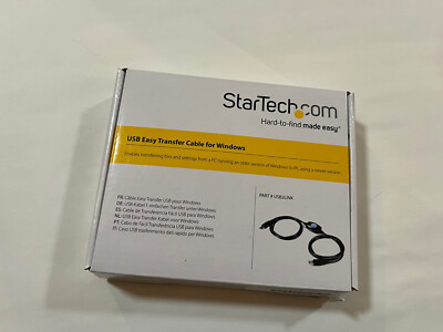 StarTech.com USB Easy Transfer Cable for Windows   Fast And Easy