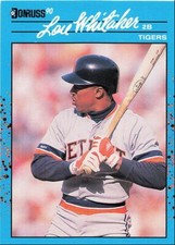 1990 Donruss Best of the AL Lou Whitaker Detroit Tigers #119