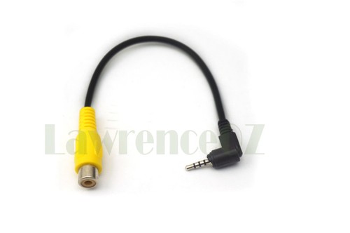 GPS 2.5mm Male to RCA Female Adapter Cable for GPS AV-IN - 第 1/4 張圖片