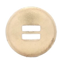 Slotted Concho 70/30 Brass Smooth 1-1/4" 1350-05