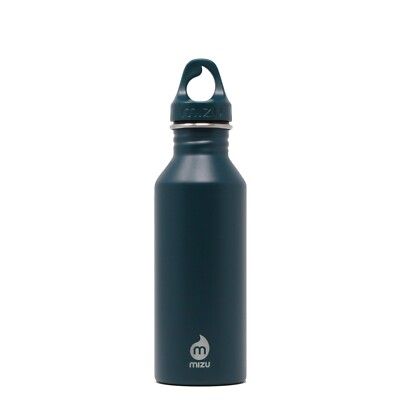 Mizu Trinkflasche M5 Edelstahl, schwarz, blau grün, salbei KOSTENLOSER J&J'S AUFKLEBER