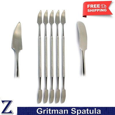 5 Stück Gritman Spachtel Manipulationswachs Modellierung Zahntechniker Instrumente
