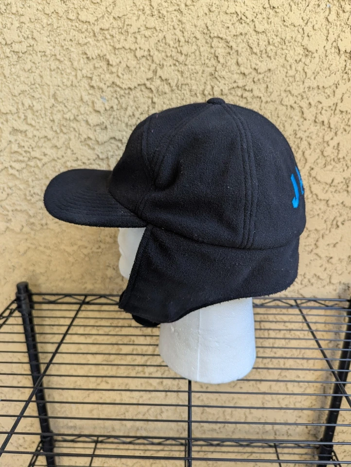 Vintage Utah Jazz Hat Black Size 7 3/8 Starter Trapper Ear Flaps 5 Panel Winter - Image 4 of 4