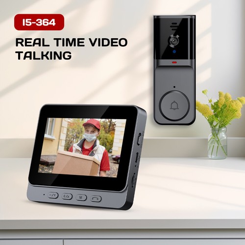 Wireless Video Door Bell Bluetooth Phone Intercom System Monitor Doorbell Camera - Picture 5 of 13