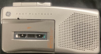 GE Fast Playback Microcassette 3-5377A Auto Voice Recorder Tape / Microphone