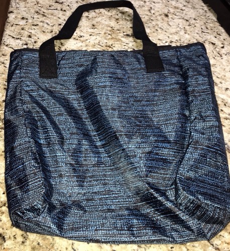 Adidas Reversible Studio Tote Shoulder Handle Bag Black, Orange And Blue - Picture 2 of 3