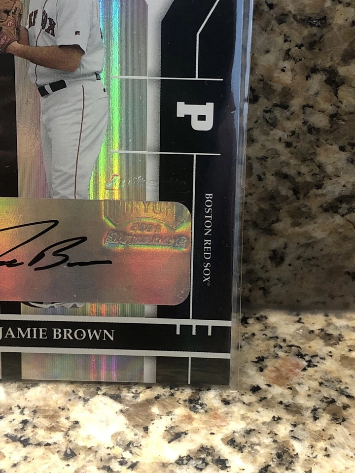 2004 Donruss Elite Baseball Card #175 Jamie Brown Rookie Auto /750 - Image 3 of 4