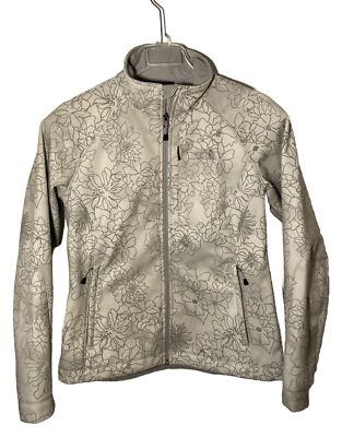 The North Face Womens M Apex Bionic II Full Zip Jacket-Shell White Floral  Print