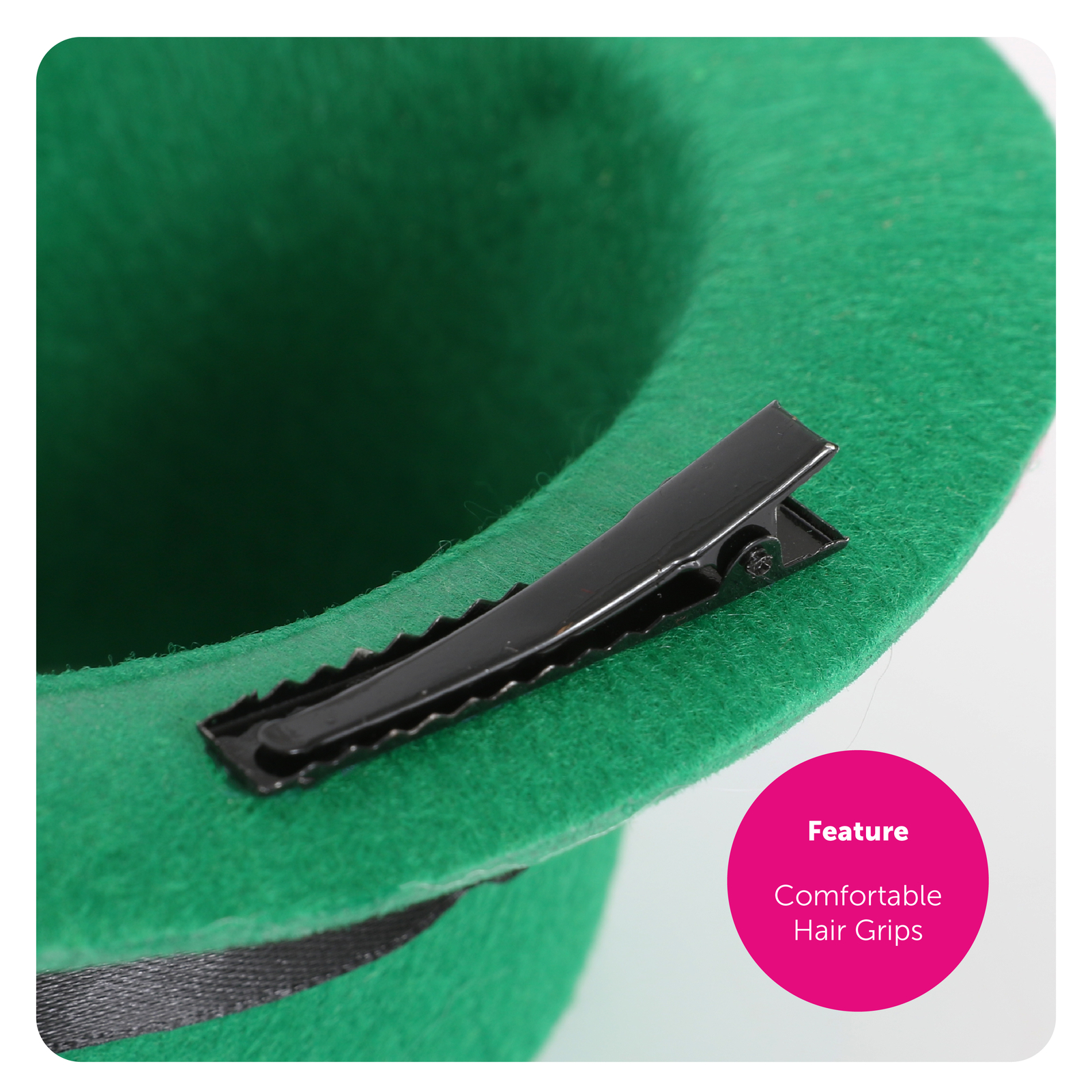 LADIES IRISH COSTUME DRESS + MINI HAT ST PATRICK'S DAY IRELAND FANCY DRESS image 5