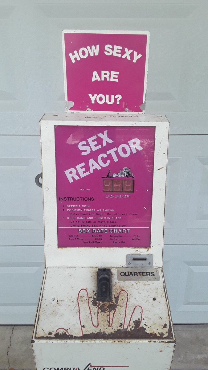 Compuvend Coin Op Sex Reactor Bar Game Novelty