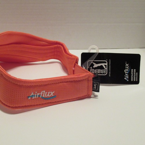 NEW Airflux PGA Tour Golf Professional Ventilation Orange Adjustable Hat Visor - Picture 2 of 2