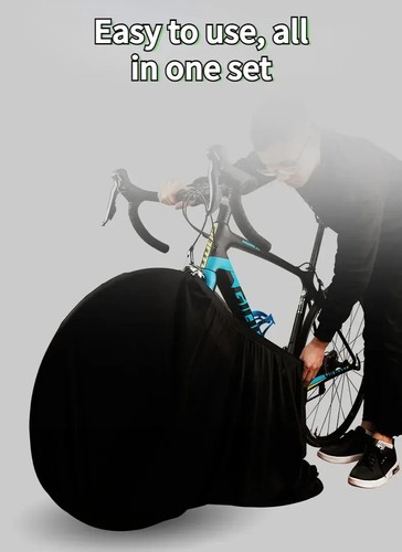 Bike Protector Road Bicycle Protective Wheels Cover Scratch-proof Storage Bag - Picture 10 of 13