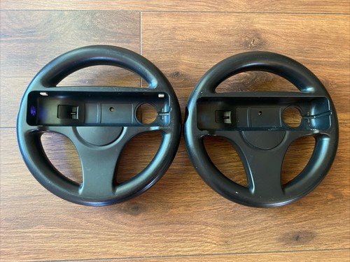 Mario Kart Steering Wheel for Nintendo Wii & Wii U Set Of 2 - Picture 2 of 4